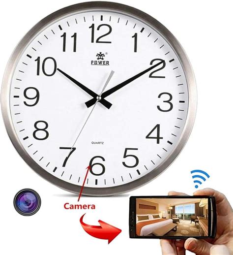 WFGZQ Spy Cameras Hidden,1080P HD Wall Clock Hidden Camera Massage Home ...