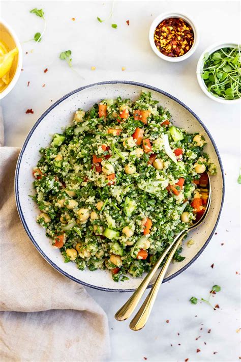 Gluten Free Quinoa Tabbouleh Salad - Eat With Clarity