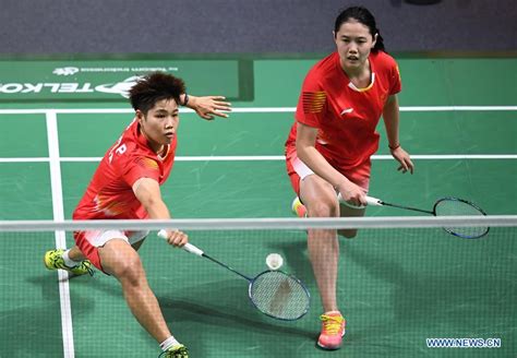 Asian Games badminton women's team final doubles match: China vs. Japan - Xinhua | English.news.cn