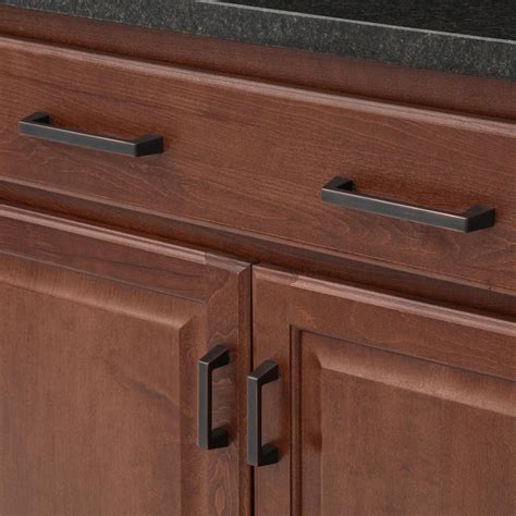 Amerock Blackrock 5-1/16 in (128 mm) Center-to-Center Oil-Rubbed Bronze Cabinet Drawer Pull ...