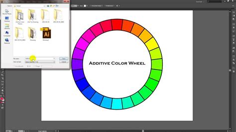 How to create an Additive Color Wheel in Adobe Illustrator - YouTube