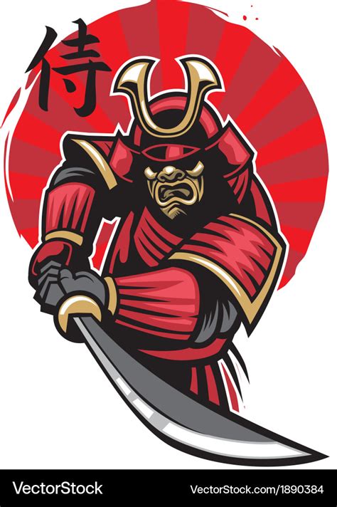 Samurai warrior Royalty Free Vector Image - VectorStock