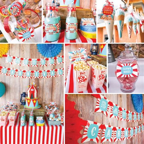 Carnival Party Decorations Carnival Birthday Party | Etsy