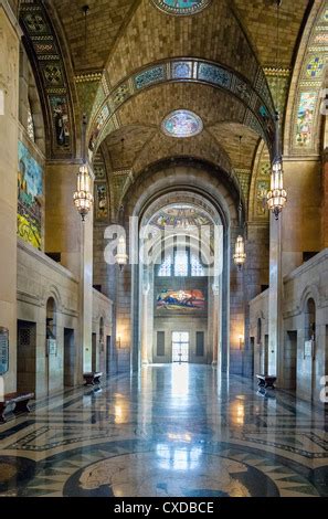 Interior of the Nebraska State Capitol Building in Lincoln, Nebraska ...