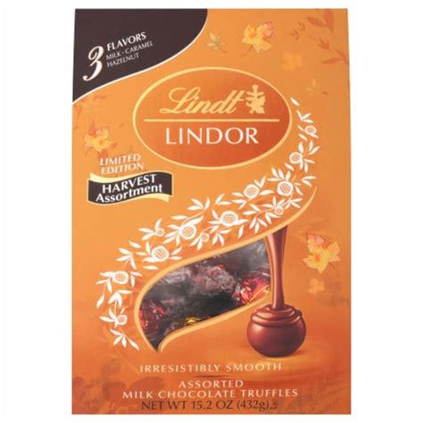 Lindt Lindor Limited Edition Harvest Assortment Assorted Milk Chocolate ...