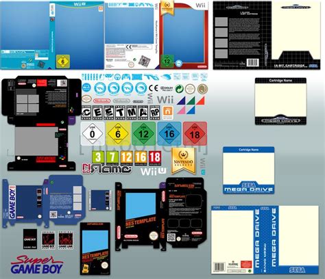 gameboy box art template - maazoetsoh1999r1