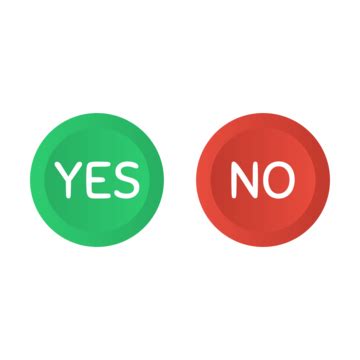 Yes No Option PNG Transparent Images Free Download | Vector Files | Pngtree