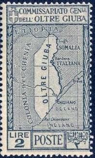 Maps on Stamps : Jubaland | A Database of Cartophilately