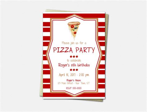 Pizza Party Invitation - 12+ Examples, Illustrator, Word, Pages, Photoshop, Publisher, How to Write