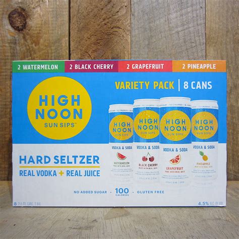 High Noon Hard Seltzer Variety Pack (8-Pack) - Oak and Barrel