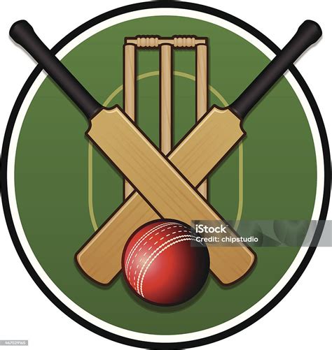 Cricket Logo Stock Illustration - Download Image Now - Sport of Cricket, Cricket Bat, Logo - iStock