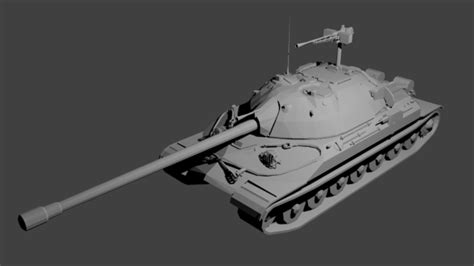 IS-7 Heavy Tank Free 3D Model - .3ds .obj .blend .dds - Free3D