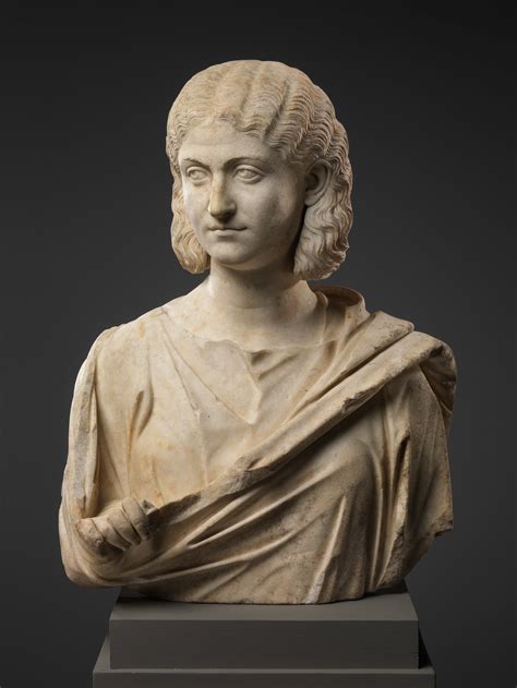 Marble bust of a woman | Roman | Late Imperial | The Metropolitan Museum of Art