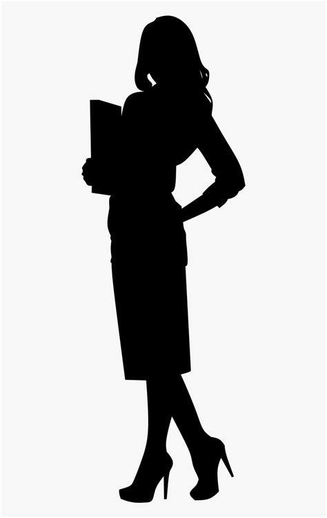 Career, Business, Woman, Silhouette, Office, Worker, - Business Woman Silhouette Png ...