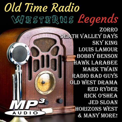 Old Time Radio Westerns Legends - Walmart.com - Walmart.com