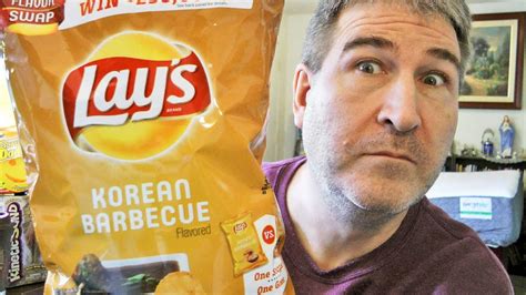 Lay's Korean Barbecue Chips REVIEW - YouTube