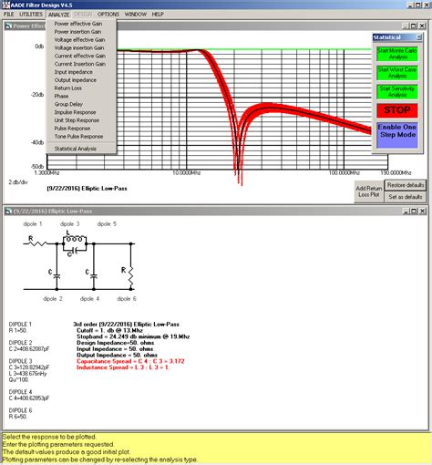 Crystal filter design software - finalharew