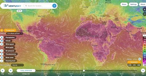 Maximizing Progress: Ventusky ~ Remapping Wind Rain and Temps!