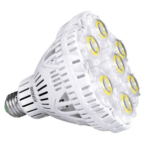 SANSI 300-Watt Equivalent BR30 1-Light Non-Dimmable 5500 Lumens LED ...