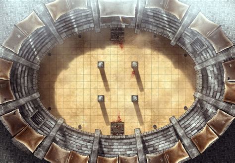 Gladiator Arena D&D Coliseum Map - Goimages Ville