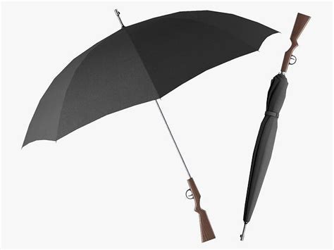 3D model Umbrella gun VR / AR / low-poly | CGTrader