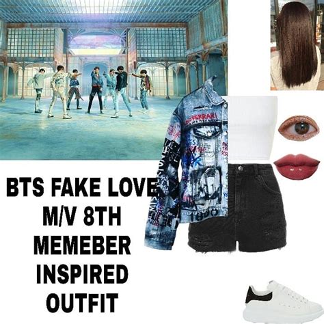 ParkSmithJane в Instagram: «《Bts Fake love M/V 8th member inspired outfit 💜》» | Ropa kpop, Ropa ...