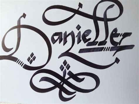 Calligraphy Art: Girl names in calligraphy 5 Jennifer Danielle Suzan Brittany