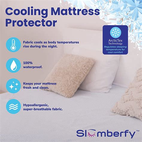 Cooling Mattress Pad | Waterproof ArcticTex Cooling Technology – Slumberfy