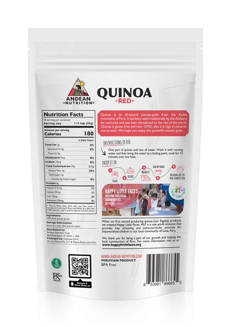 RED QUINOA - Andean Nutrition