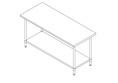 Work Table, 30″ X 72″, Adjustable Under-shelf, 430 Stainless Steel, 18 Gauge, Falcon Equipment ...