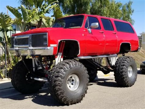 1986 Chevy Suburban Show Monster truck hot rod 4Wd 4x4 Lifted for sale ...