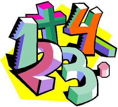 Math First Grade Clipart - ClipArt Best