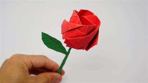 easy origami rose for kids ~ easy crafts ideas to make