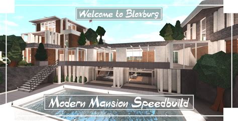 Bloxburg House Build Modern Mansion 3 Story