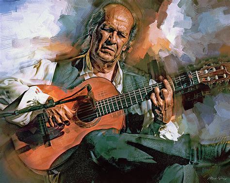 Paco de Lucia Flamenco Guitar Digital Art by Plannen Makers - Pixels