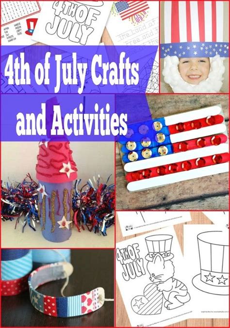 4th of July Crafts and Activities for Kids Independence Day Activities ...