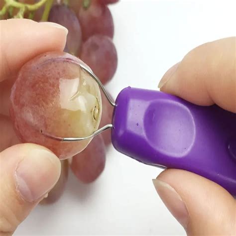 Grape Peeler Convenient Grape Slicer Cutter Vegetable Cutter Kitchen Gadgets Vegetable Fruit ...