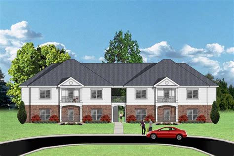 8-Unit Apartment House Plan - 83139DC | Architectural Designs - House Plans