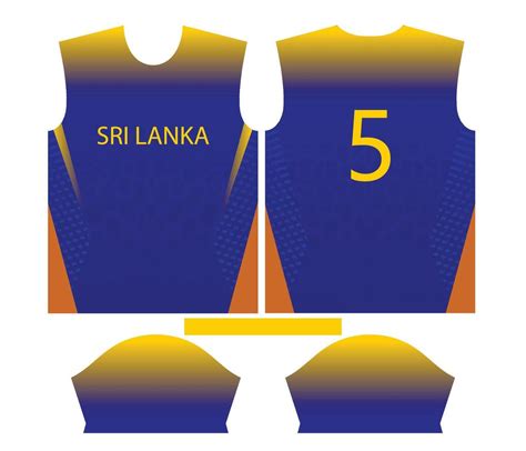 Srilanka cricket team sports kid design or Sri Lankan cricket jersey ...