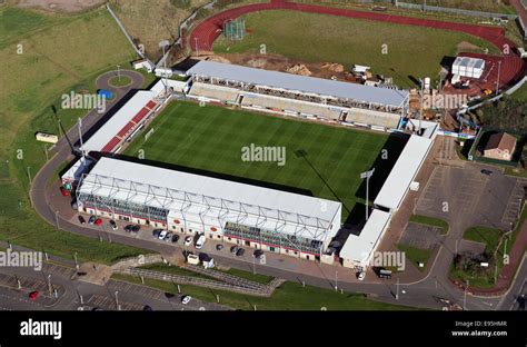 aerial view of Northampton Town FC, the Sixfields Stadium Stock Photo ...