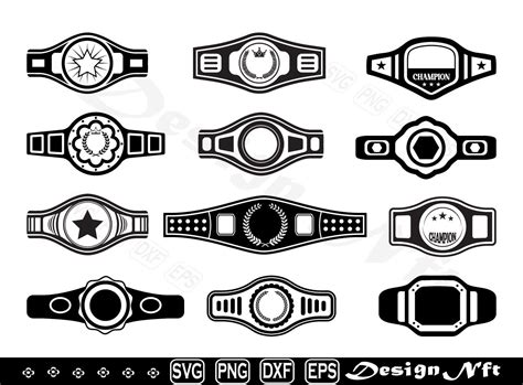 Championship Belt Svg Clipart Cut Files For Silhouette | lupon.gov.ph