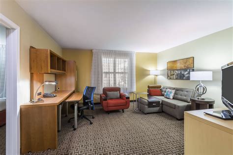 TownePlace Suites Tampa Westshore/Airport One-Bedroom Suite - Living Area #Enjoy, #holiday, # ...