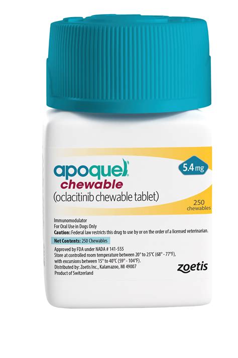 Apoquel (oclacitinib) chewable tablet for Dogs, 5.4 mg - Walmart.com