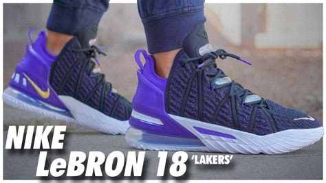 Nike LeBron 18 Lakers - WearTesters