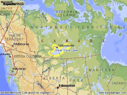 Great Slave Lake Map – Map Of The World