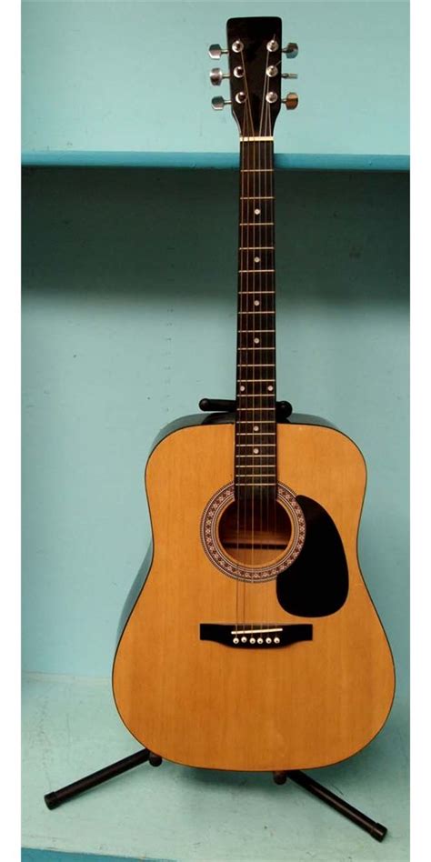 Esteban Acoustic Guitar and Proel Guitar Stand