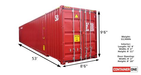 20 Ft Container Dimensions And Weight - Free Word Template