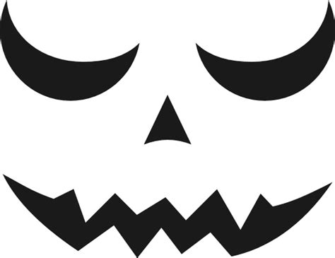 scary halloween pumpkin face, angry free svg file - SVG Heart