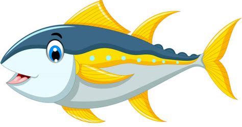 Best Tuna Fish Cartoon Pictures Illustrations, Royalty-Free Vector ...