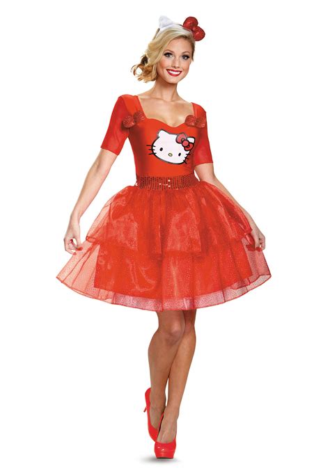 Hello Kitty Adult Deluxe Costume